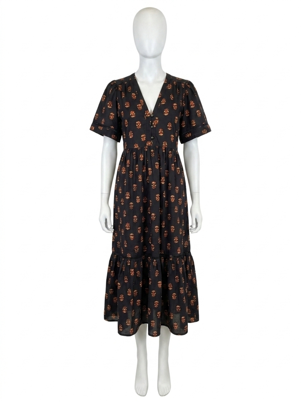 NEW XIRENA goldin dress in wheat stamp